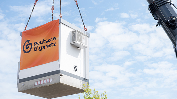 Point-of-Presence-Aufstellers der Deutschen GigaNetz GmbH (Symbolfoto: Deutsche GigaNetz GmbH)